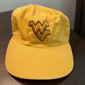 Gold Unisex WVU baseball cap